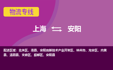 上海到安阳物流公司+物流专线、2024市/区/县，已更新